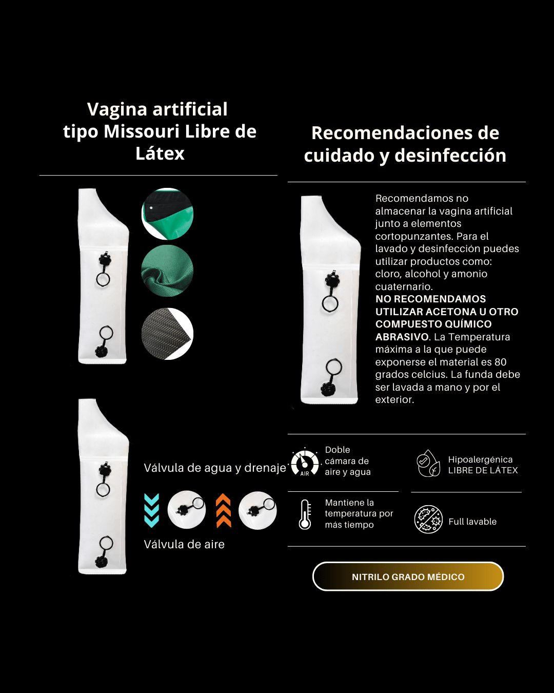 Vagina Artificial tipo Missouri